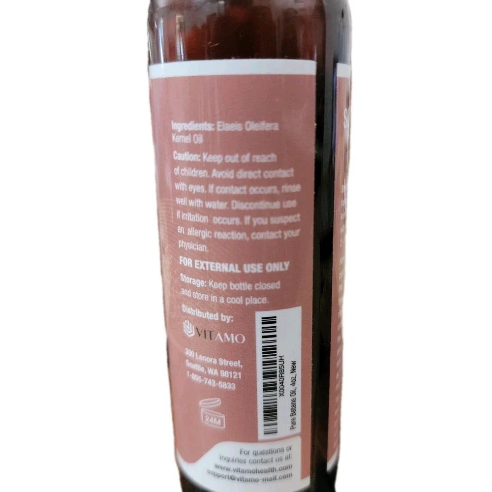 2 Bottles Premium Batana oil for Hair Growth |100% Raw Elaeis Oleifera